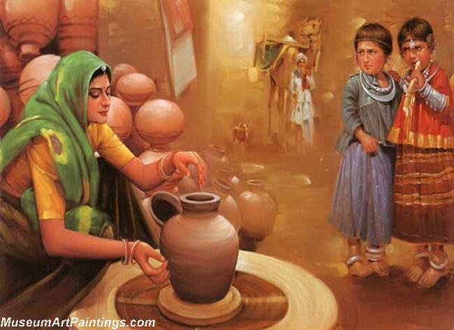 India Paintings Potter