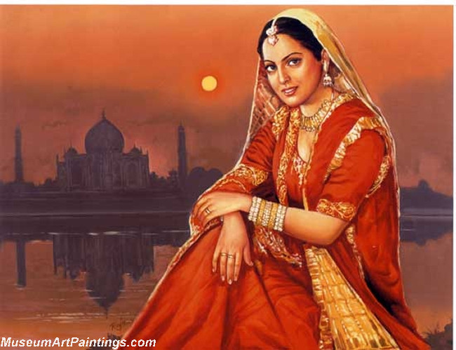 India Paintings Real beauty at the bank of Yamuna river