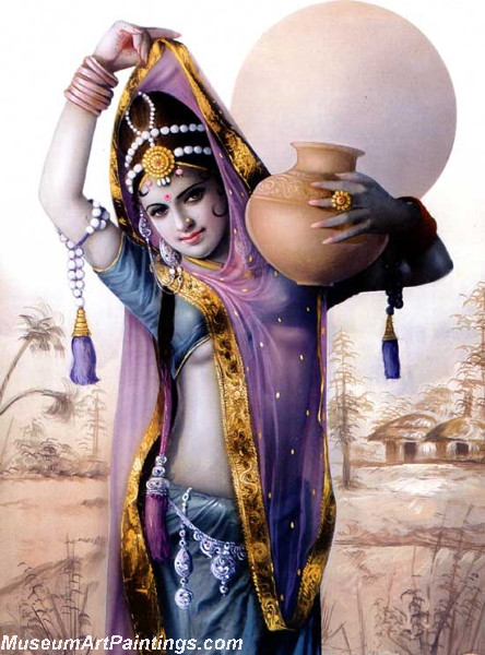 Indian Paintings Bringing Water