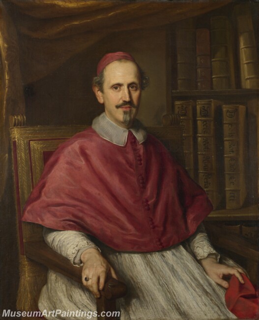 Jakob Ferdinand Voet Cardinal Carlo Cerri Painting