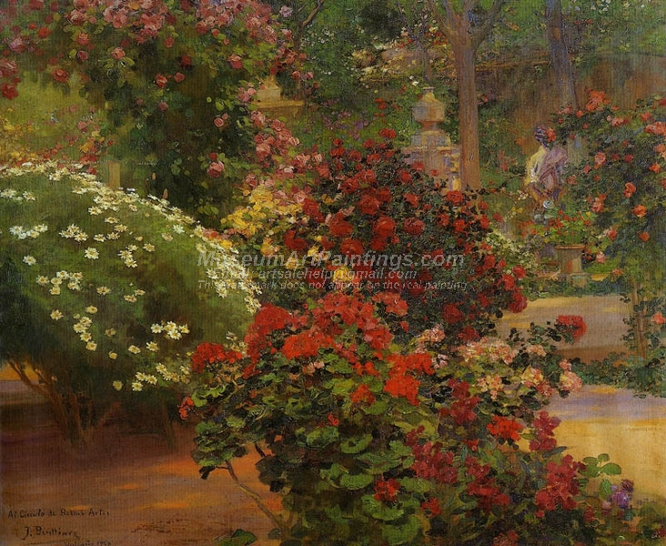 Jardin by Jose Benlliure y Gil