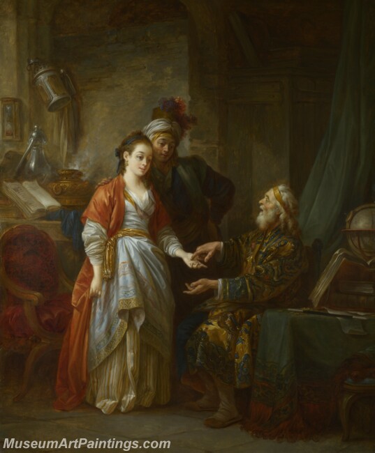Jean Baptiste Le Prince The Necromancer Painting