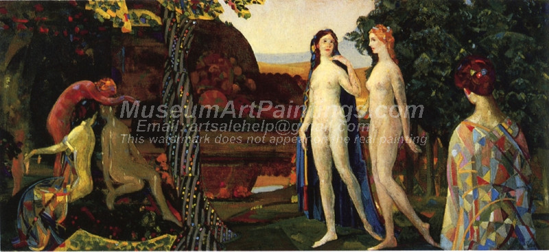 Jewel Bearing Tree of Amity Arthur B Davies