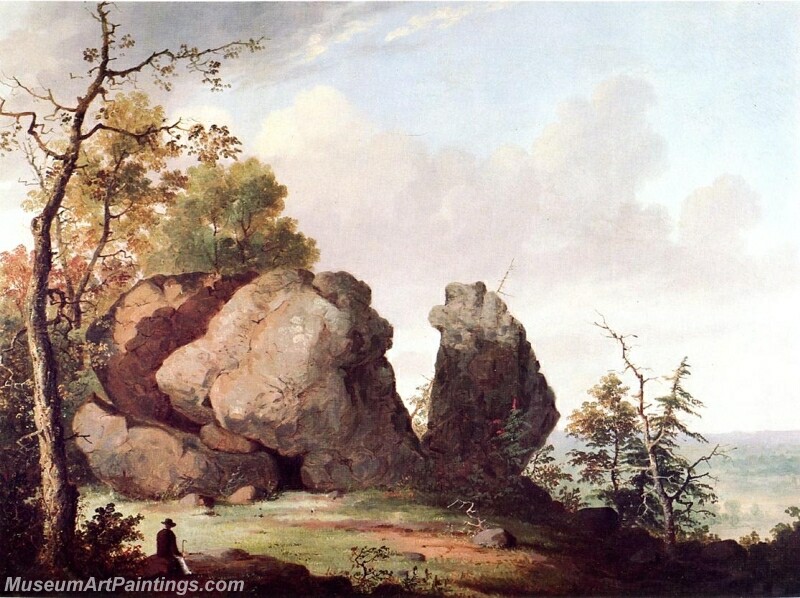 Judges Cave West Rock New Haven Painting