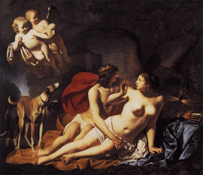 Jupiter and Callisto by Caesar van Everdingen