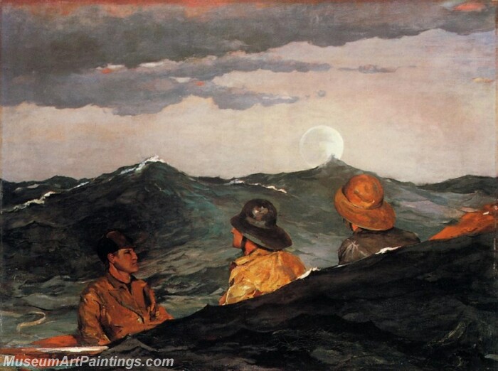 Kissing the Moon Painting