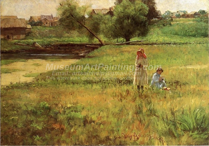 Landscape Countryside Paintings Summertime