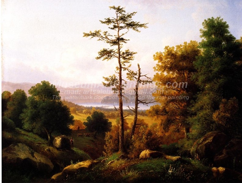 Landscape Oil Paintings On the Hudson