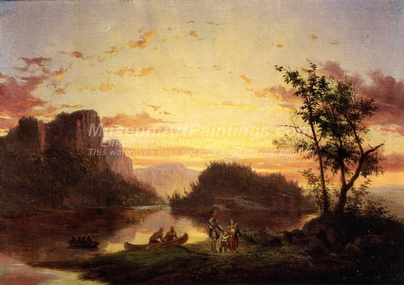 Landscape Oil Paintings The Scouting Party