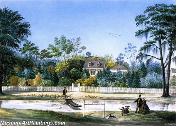 Landscape Painting Albania by Marie Adrien Persac
