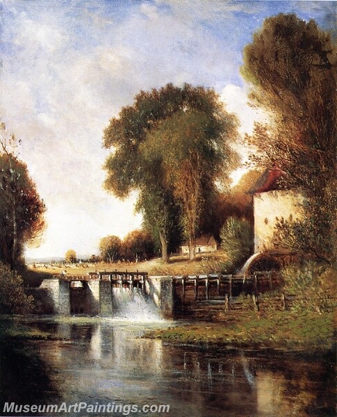 Landscape Painting Cazenovia Old Mill