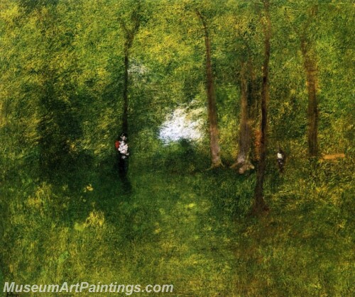 Landscape Painting Interior of a Wood
