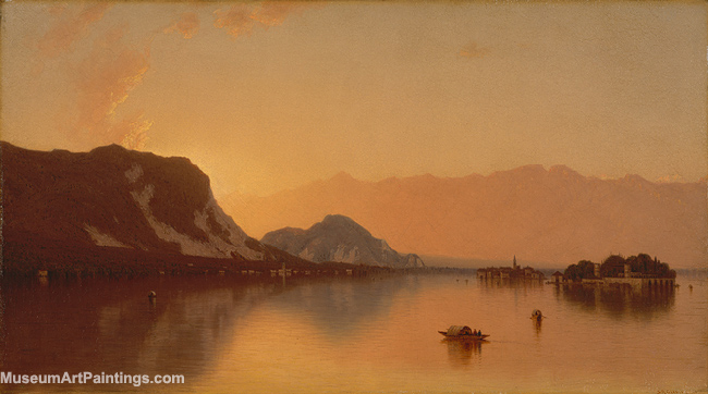 Landscape Painting Lake Maggiore