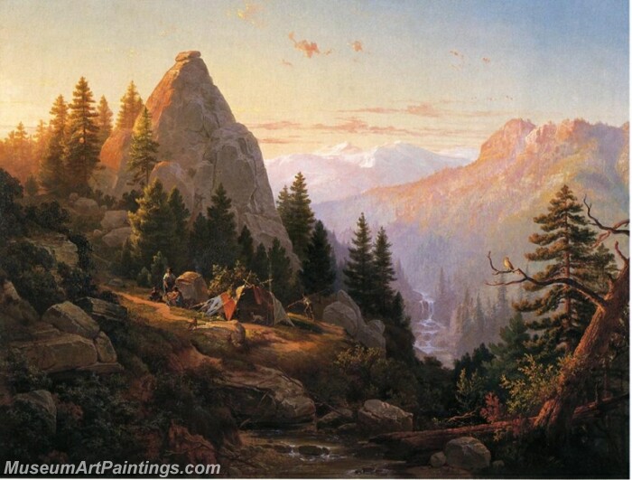Landscape Painting Sugar Loaf Peak El Dorado County