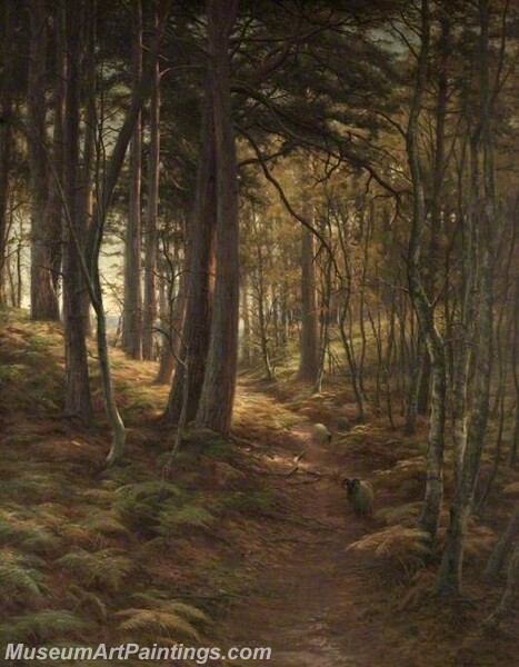 Landscape Painting The Silent Evening Hour