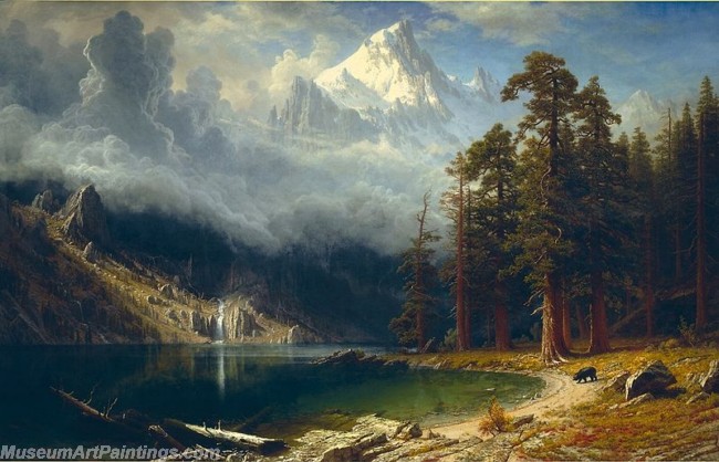 Landscape Paintings Albert Bierstadt Mount Corcoran