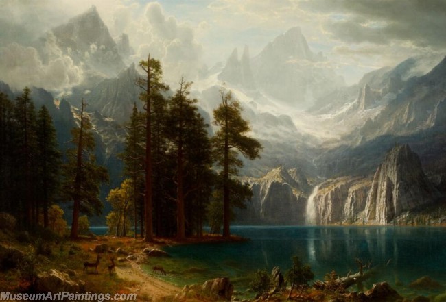 Landscape Paintings Albert Bierstadt Sierra Nevada
