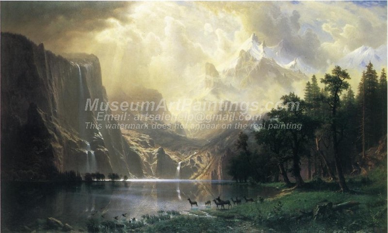 Landscape Paintings Among the Siera Navada Mountains California