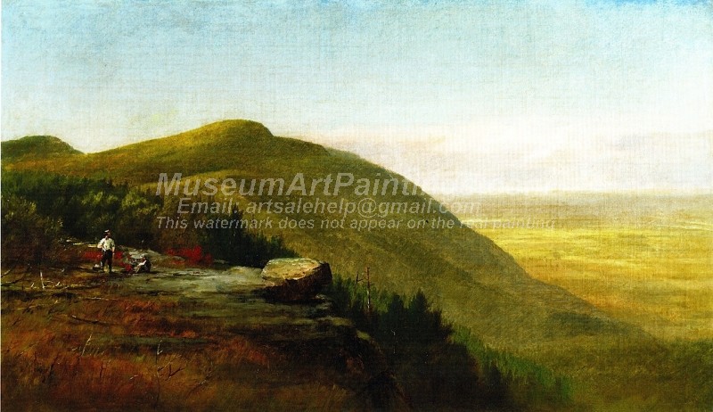 Landscape Paintings Mist in the Valley