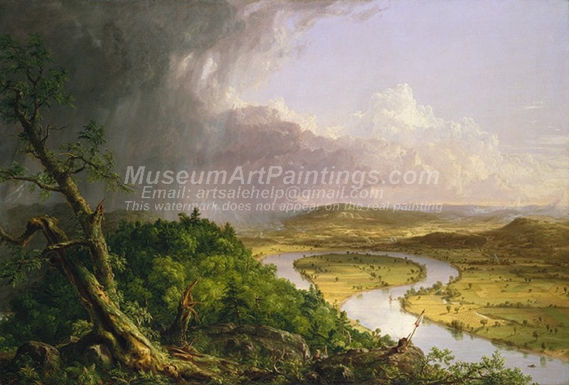 Landscape Paintings View from Mount Holyoke