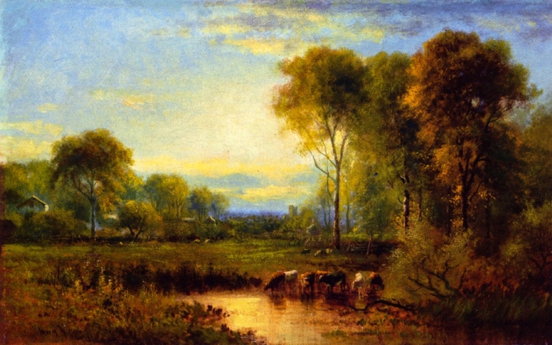 Late Summer Landscape by James McDougal Hart