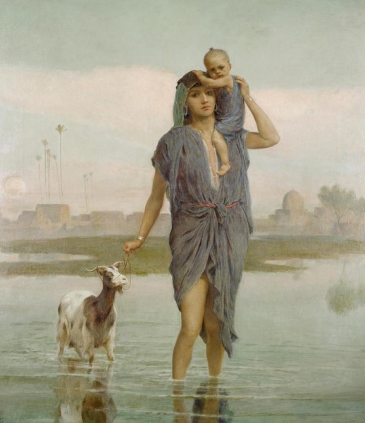 Leaving the Village by Frederick Goodall