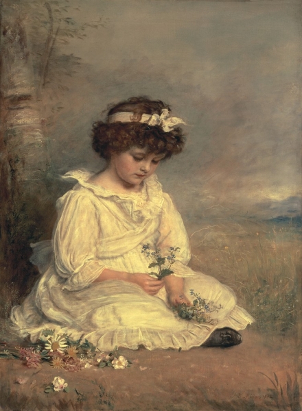 Little Speedwells Darling Blue by Sir John Everett Millais