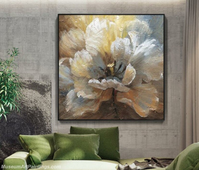 Living Room Paintings for Sale Abstract Flower Painting B512