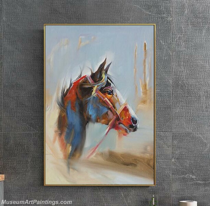 Living Room Paintings for Sale Abstract Horse Painting 02