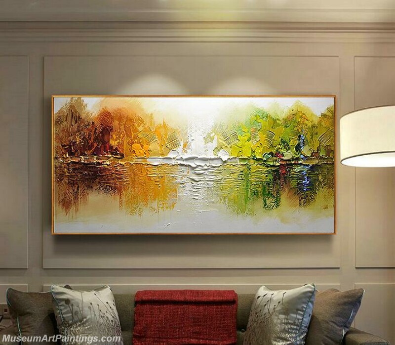Living Room Paintings for Sale Abstract Tree Painting 01