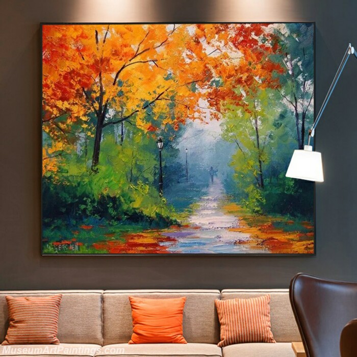 Living Room Paintings for Sale Dream Golden Autumn Painting