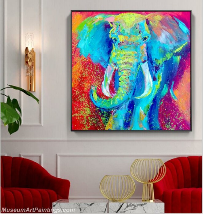 Living Room Paintings for Sale Elephant Painting 02