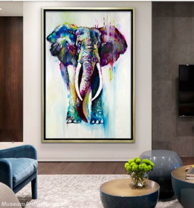 Living Room Paintings for Sale Elephant Painting