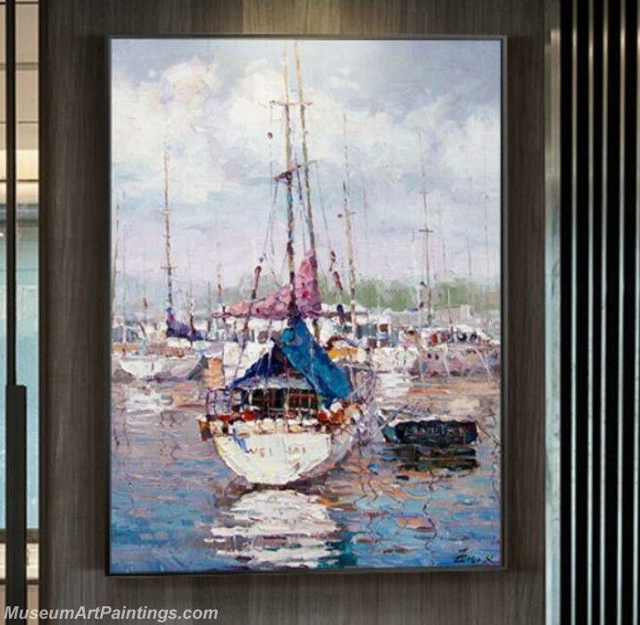 Living Room Paintings for Sale Far Sail Boat Painting