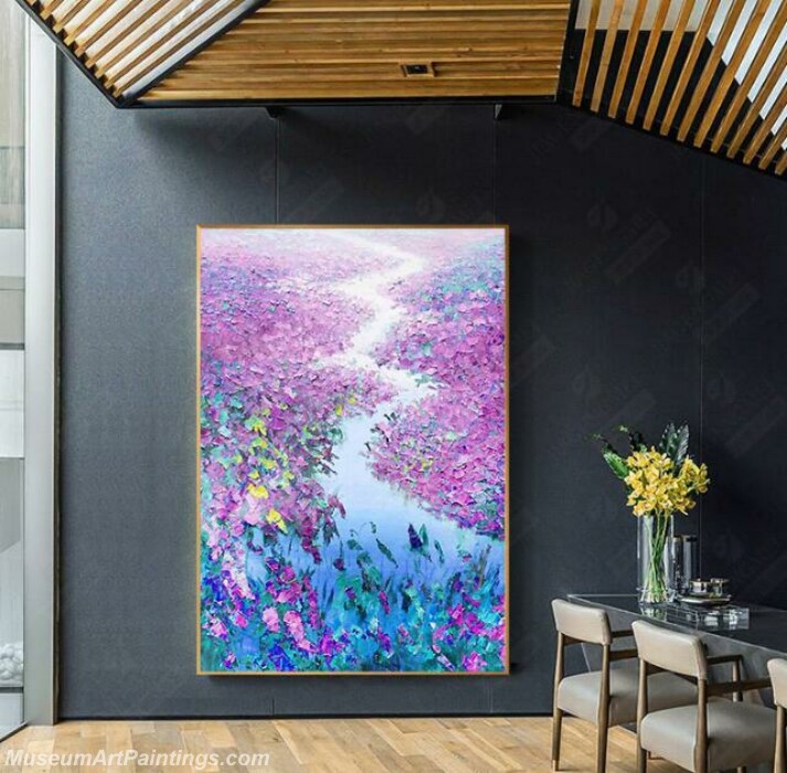 Living Room Paintings for Sale Flowers Landscape Painting