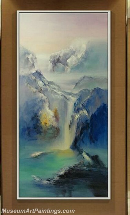 Living Room Paintings for Sale High mountains and rivers Landscape Painting