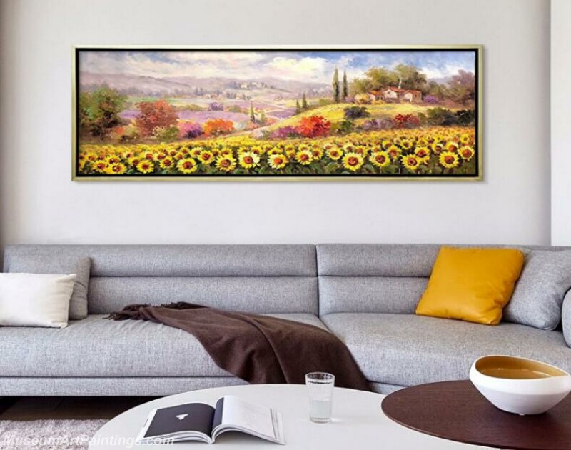 Living Room Paintings for Sale Sunflower Painting