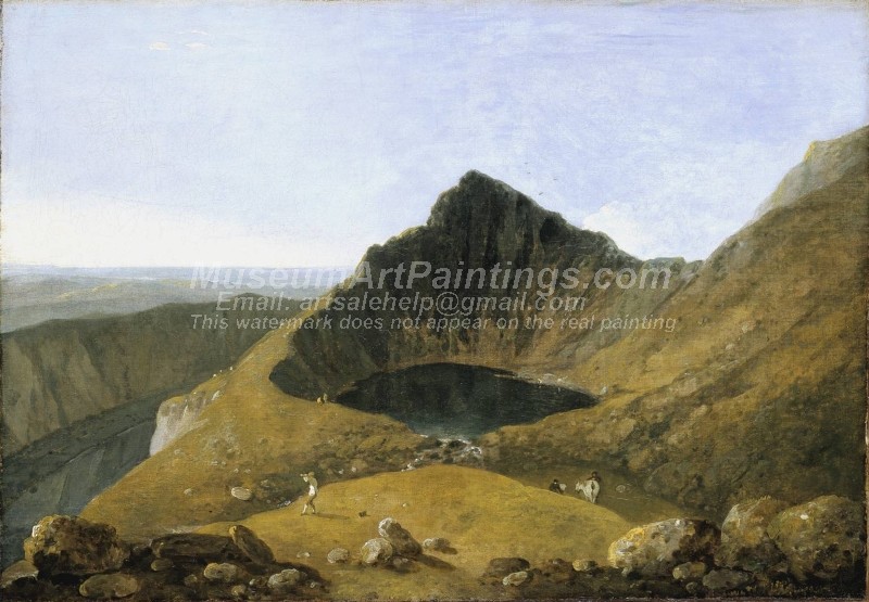 Llyn y Cau Cader Idris Painting by Richard Wilson