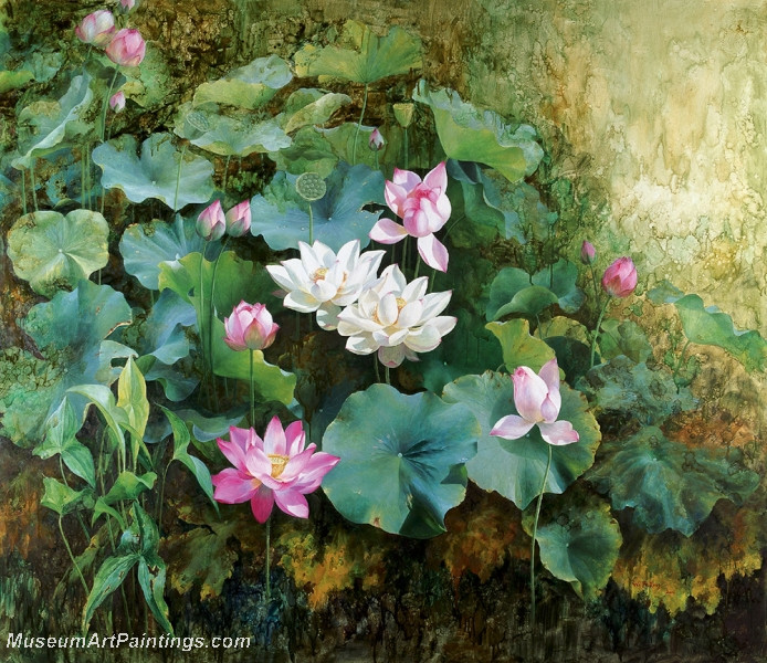 Lotus Flower Paintings 002