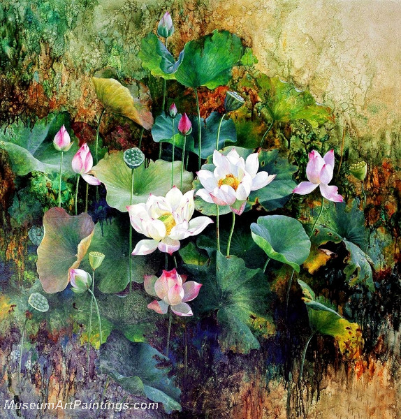 Lotus Flower Paintings 004