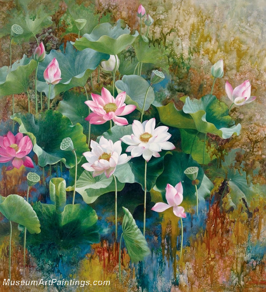 Lotus Flower Paintings 005