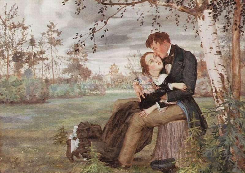 Lovers by Konstantin Somov