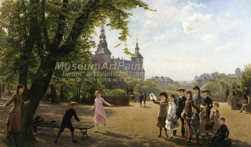 Ludvig Dahls Children playing in Kongens