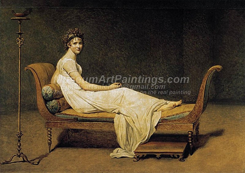 Madame Recamier Painting by Jacques Louis David