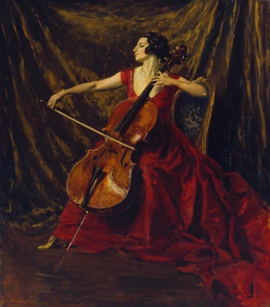 Madame Suggia by Augustus John OM