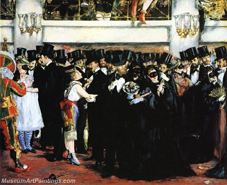 Masked Ball at the Opera Painting