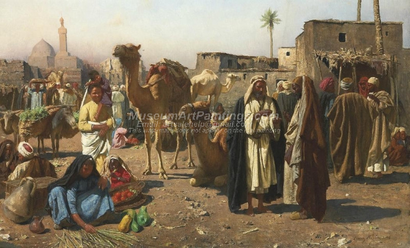 Merchants in a North African Market