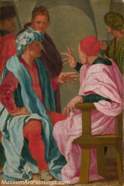 Mirabello Cavalori A Discussion Painting