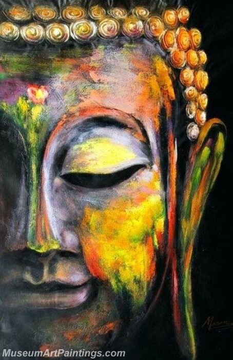 Modern Abstract Art Painting Buddha