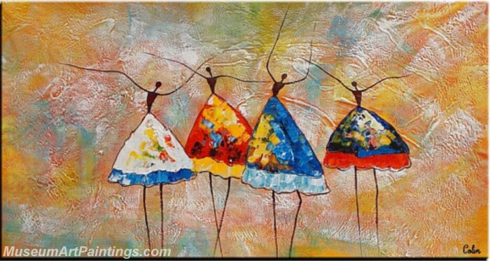 Modern Abstract Art Paintings Abstract Ballet Dancer Painting MBD14